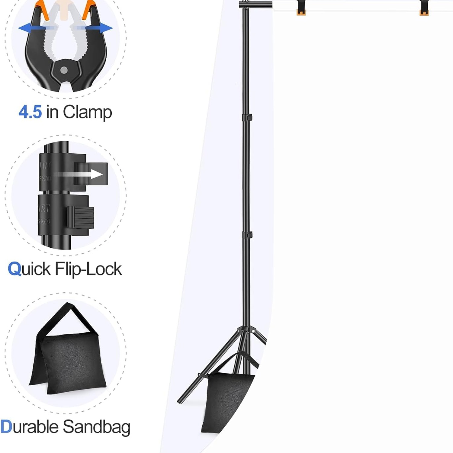 Adjustable Backdrop Stand Kit: image 6
