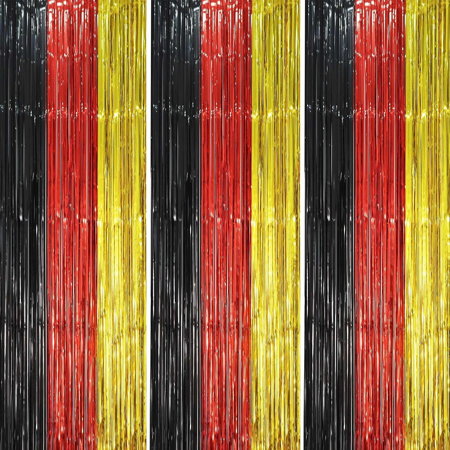 Gold Foil Fringe Curtains 3 Pack: image 10