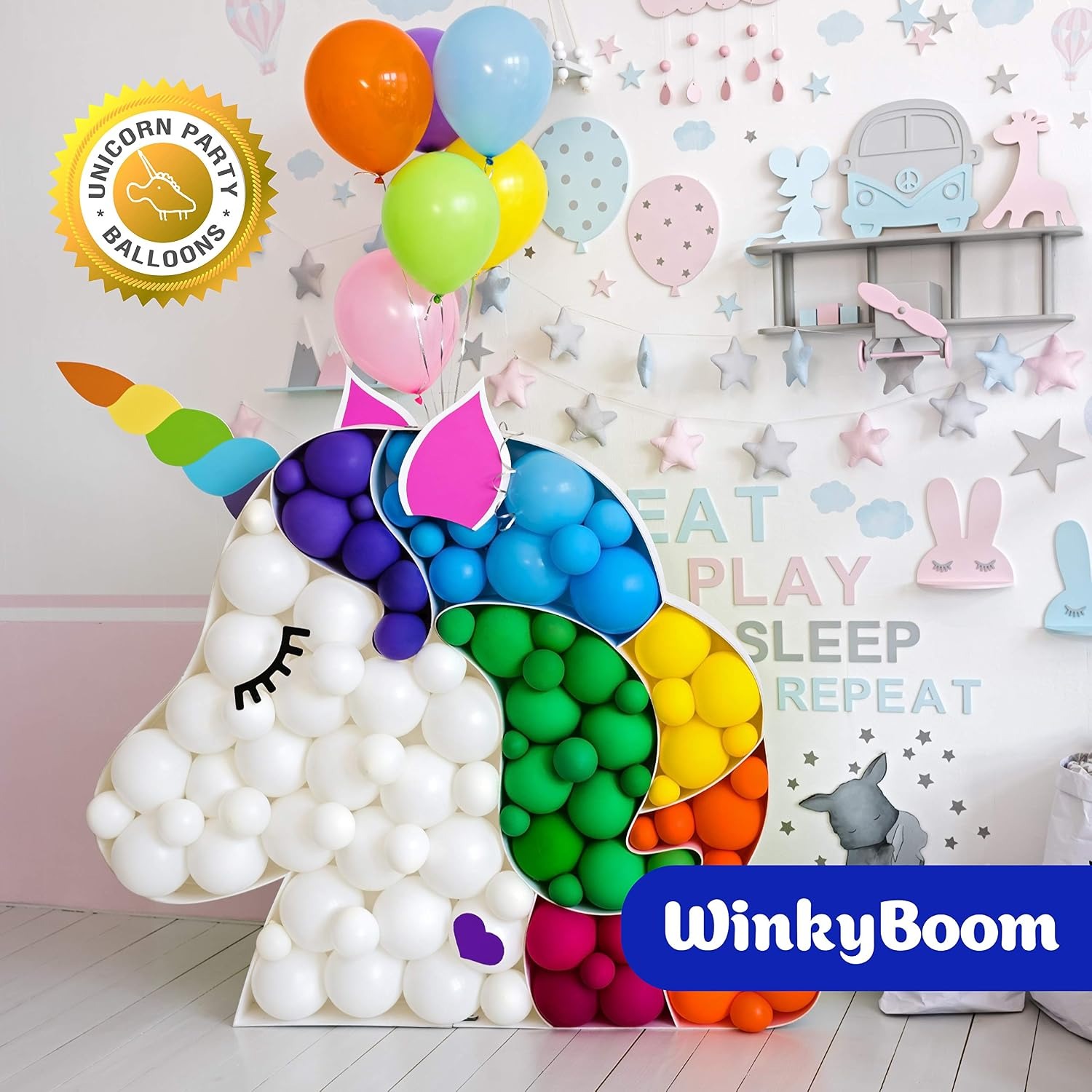 Assorted Party Balloons 110 Pack
