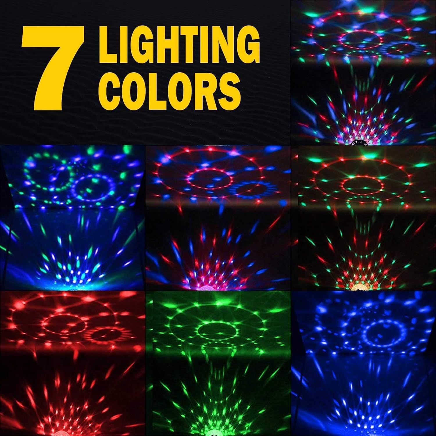 Disco Ball Party Lights 2 Pack