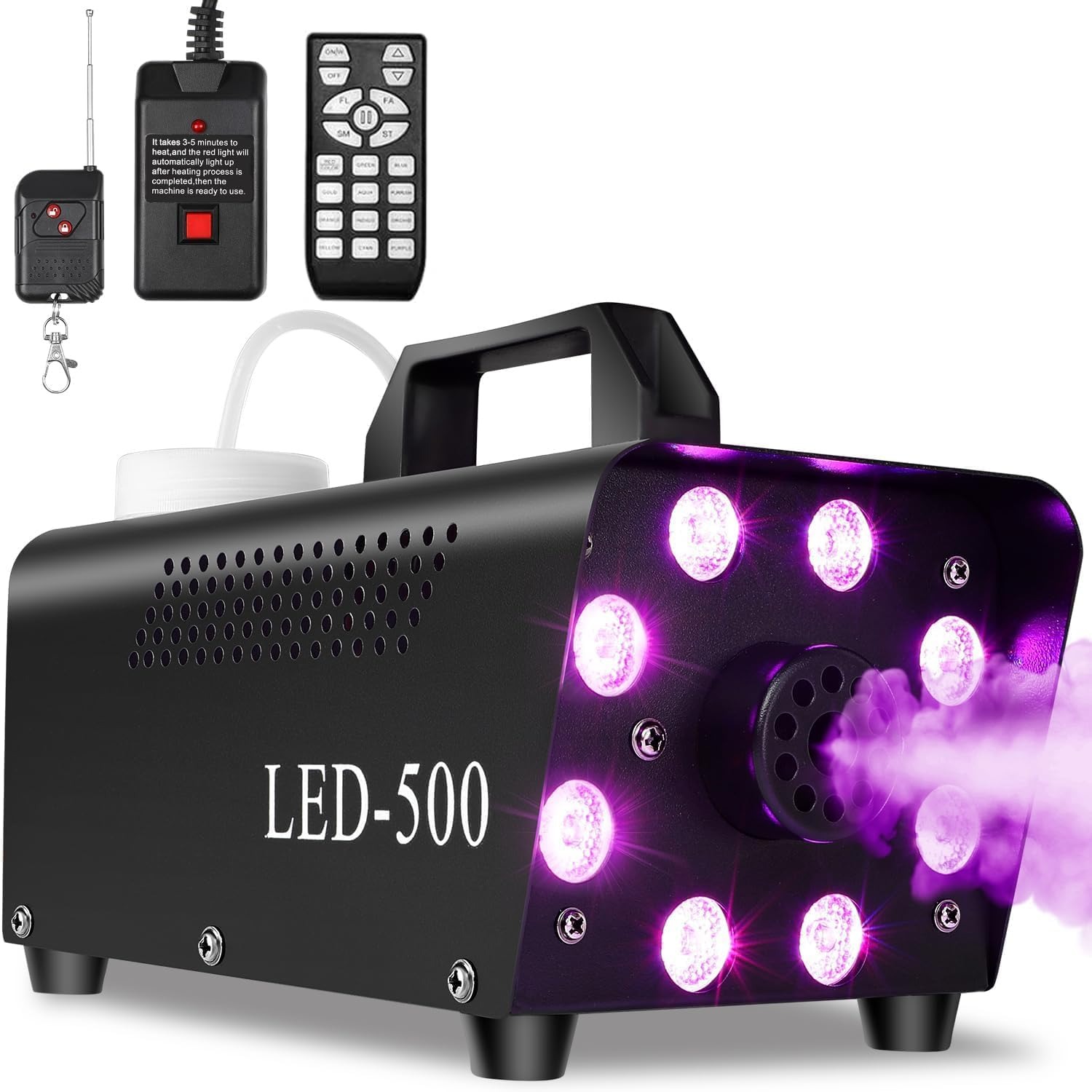 500W Fog Machine with LED Lights