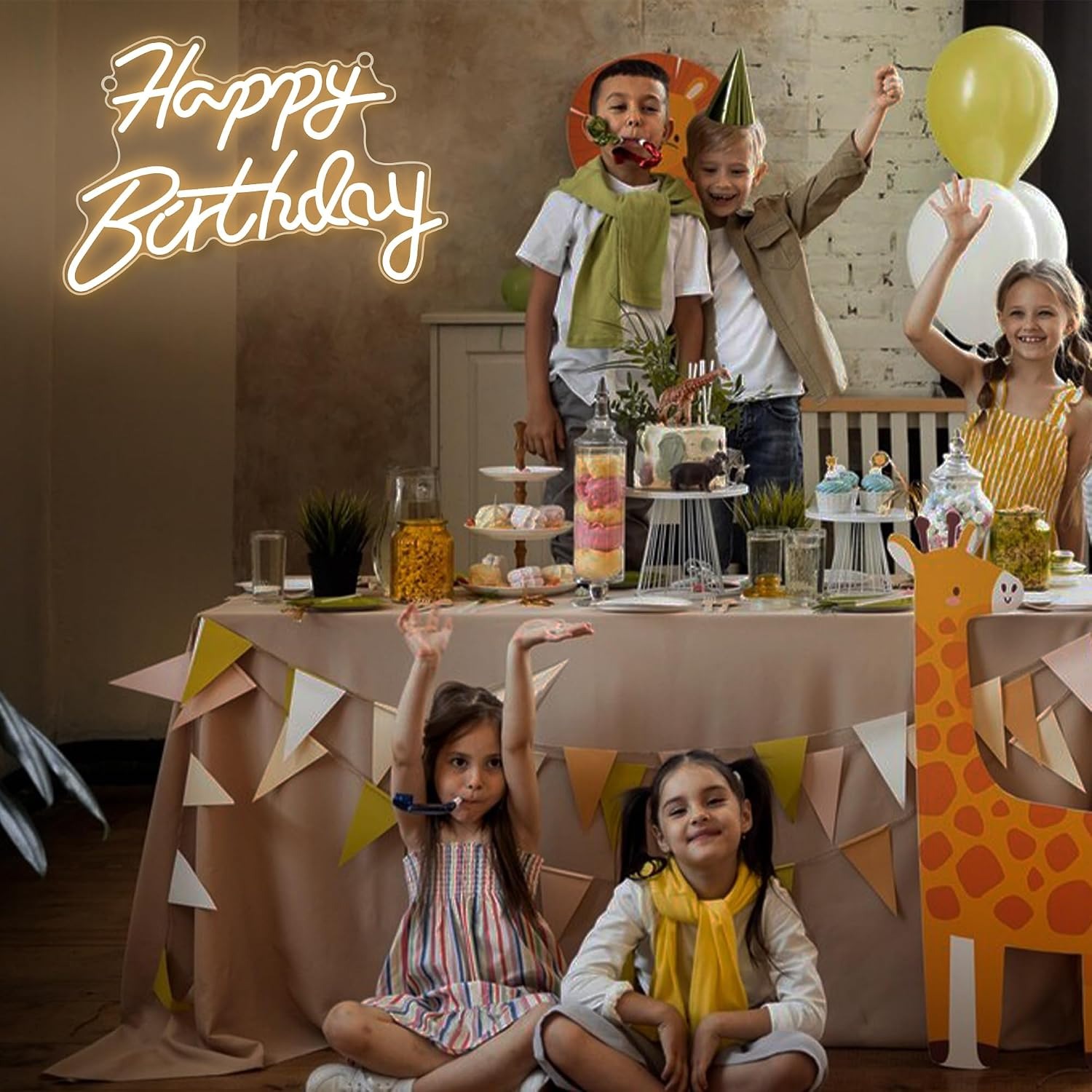 Happy Birthday Neon Sign
