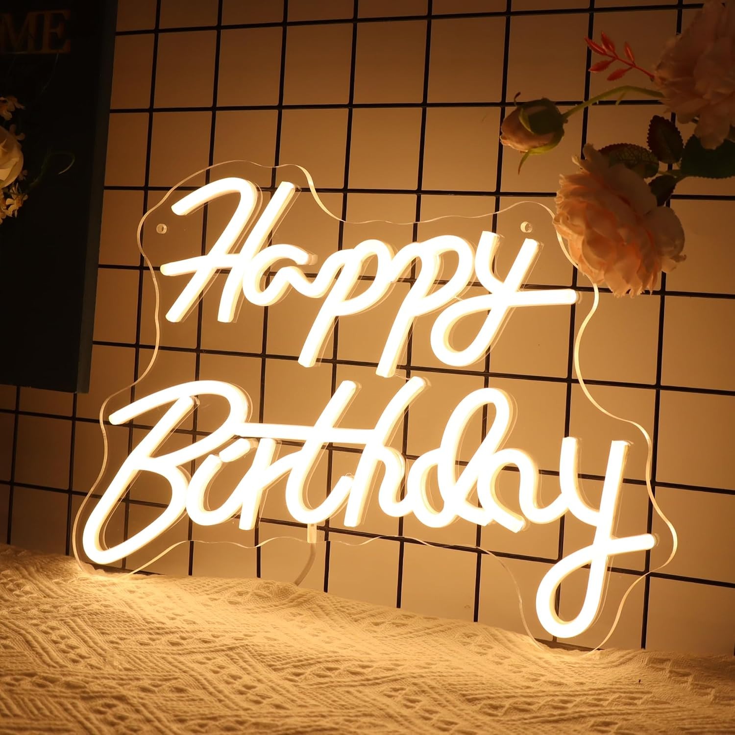 Happy Birthday Neon Sign
