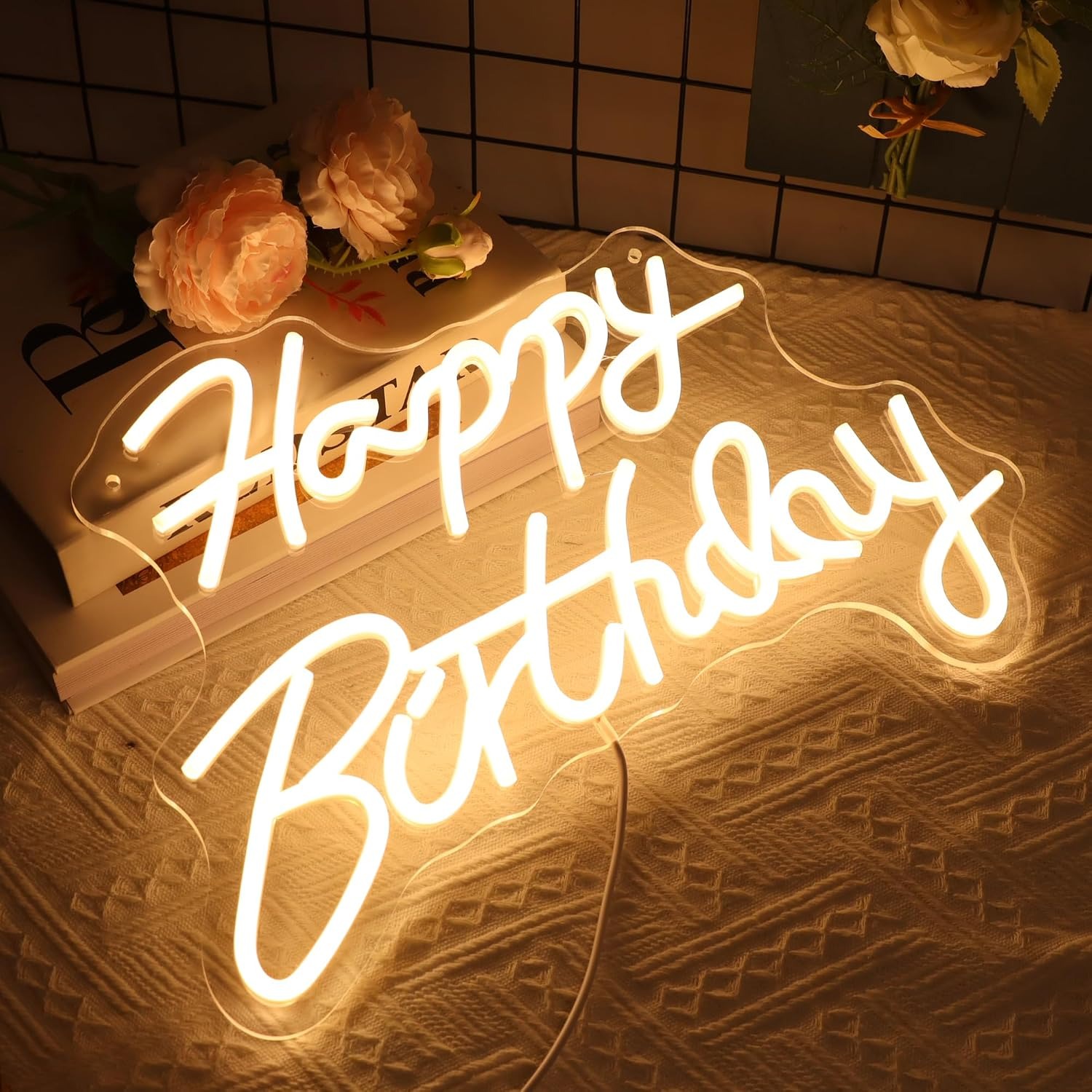 Happy Birthday Neon Sign: image 7
