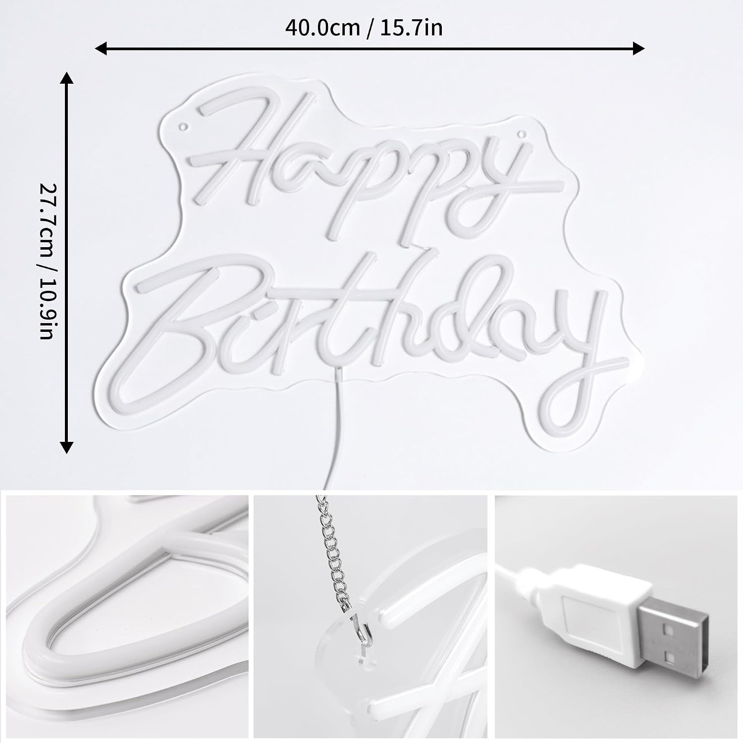 Happy Birthday Neon Sign: image 8