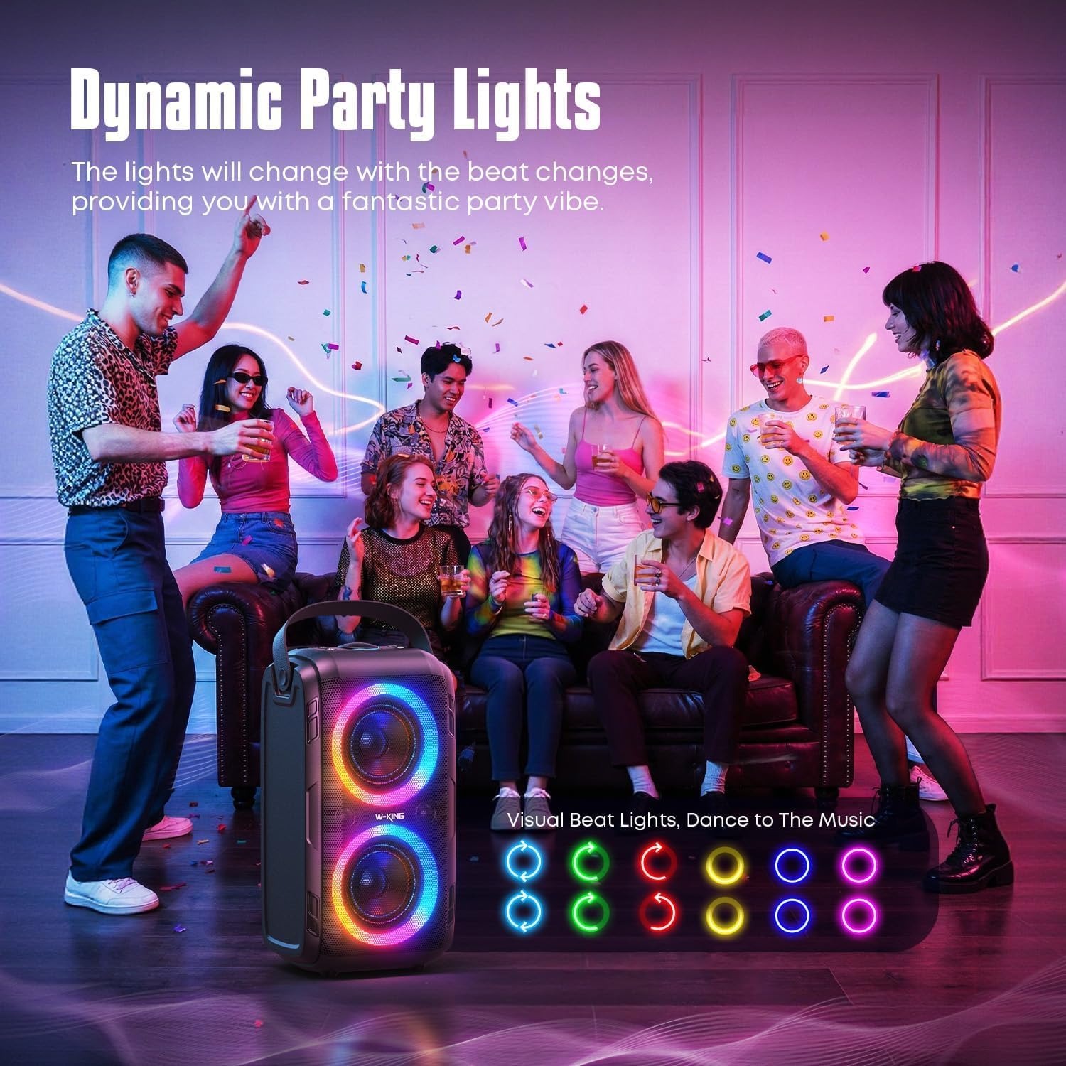 T9-2 Bluetooth Party Speaker: image 8