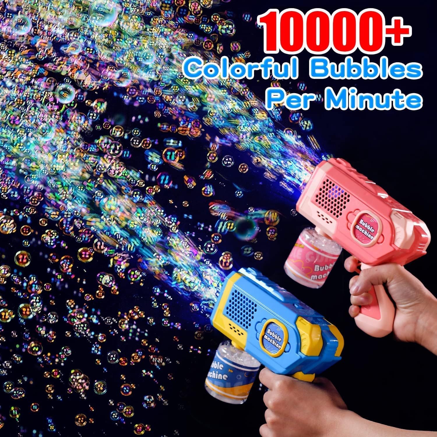 Automatic Bubble Guns 2 Pack