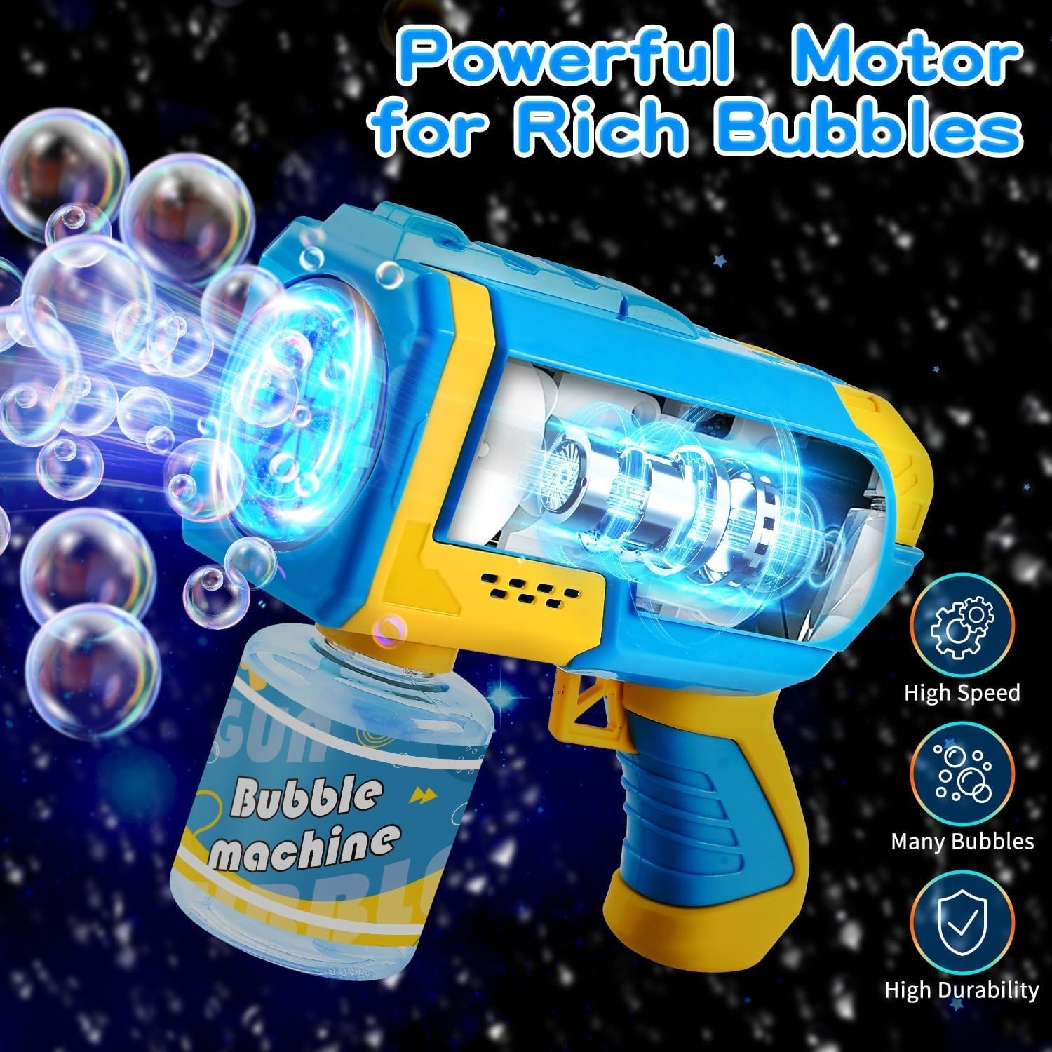Automatic Bubble Guns 2 Pack