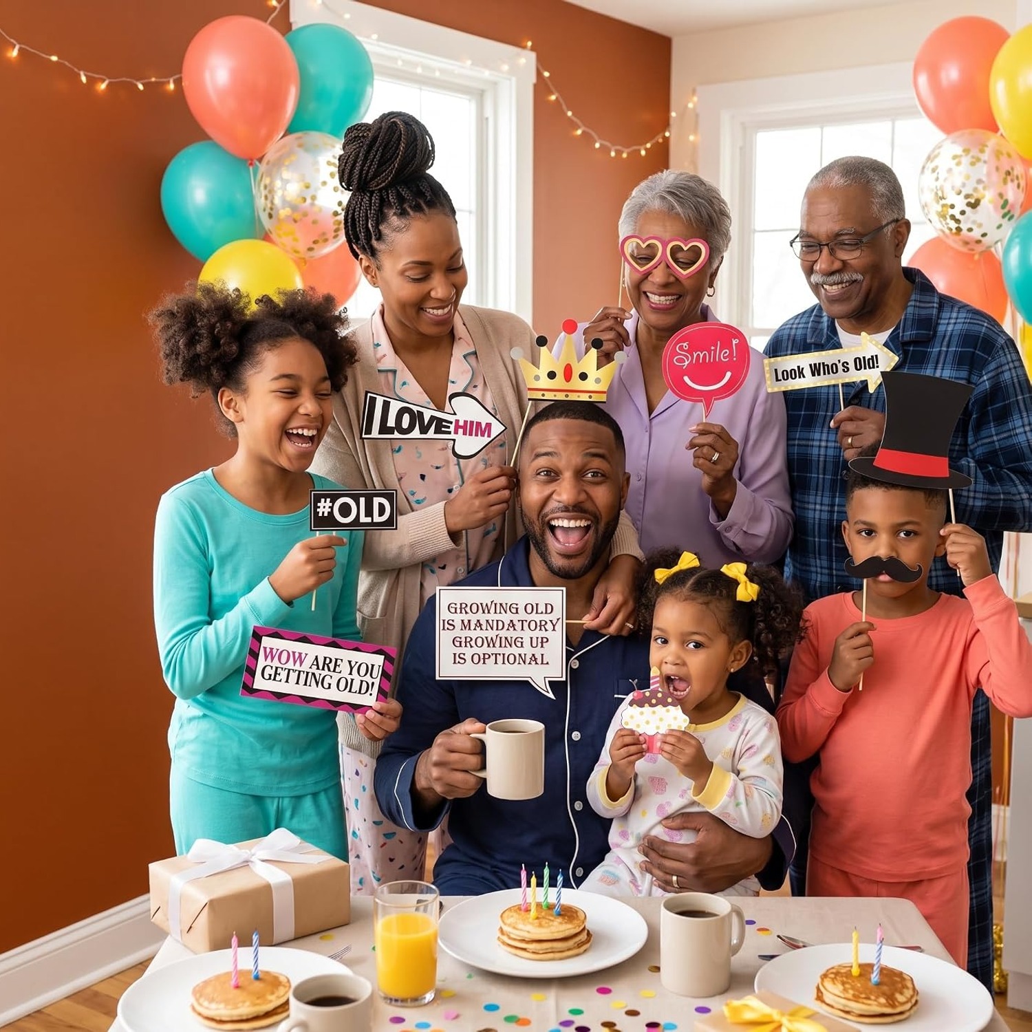 Birthday Photo Booth Props Set