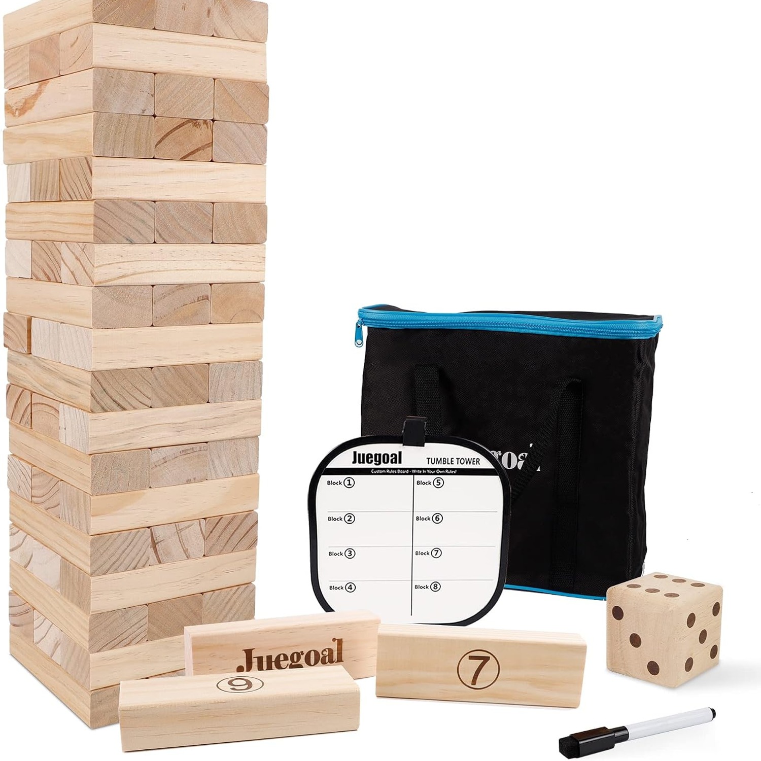 54-Piece Giant Tumble Tower