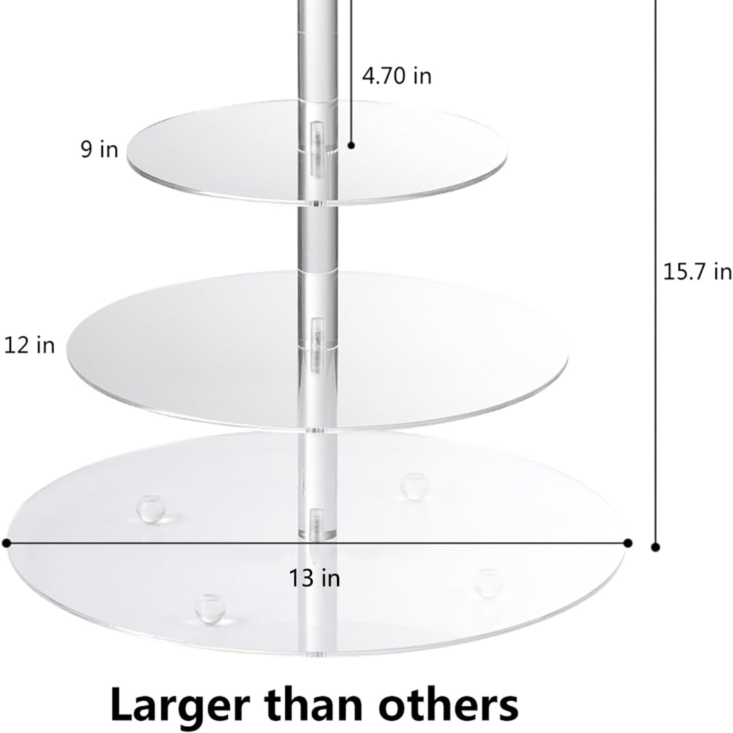 Four-Tier Acrylic Cupcake Stand