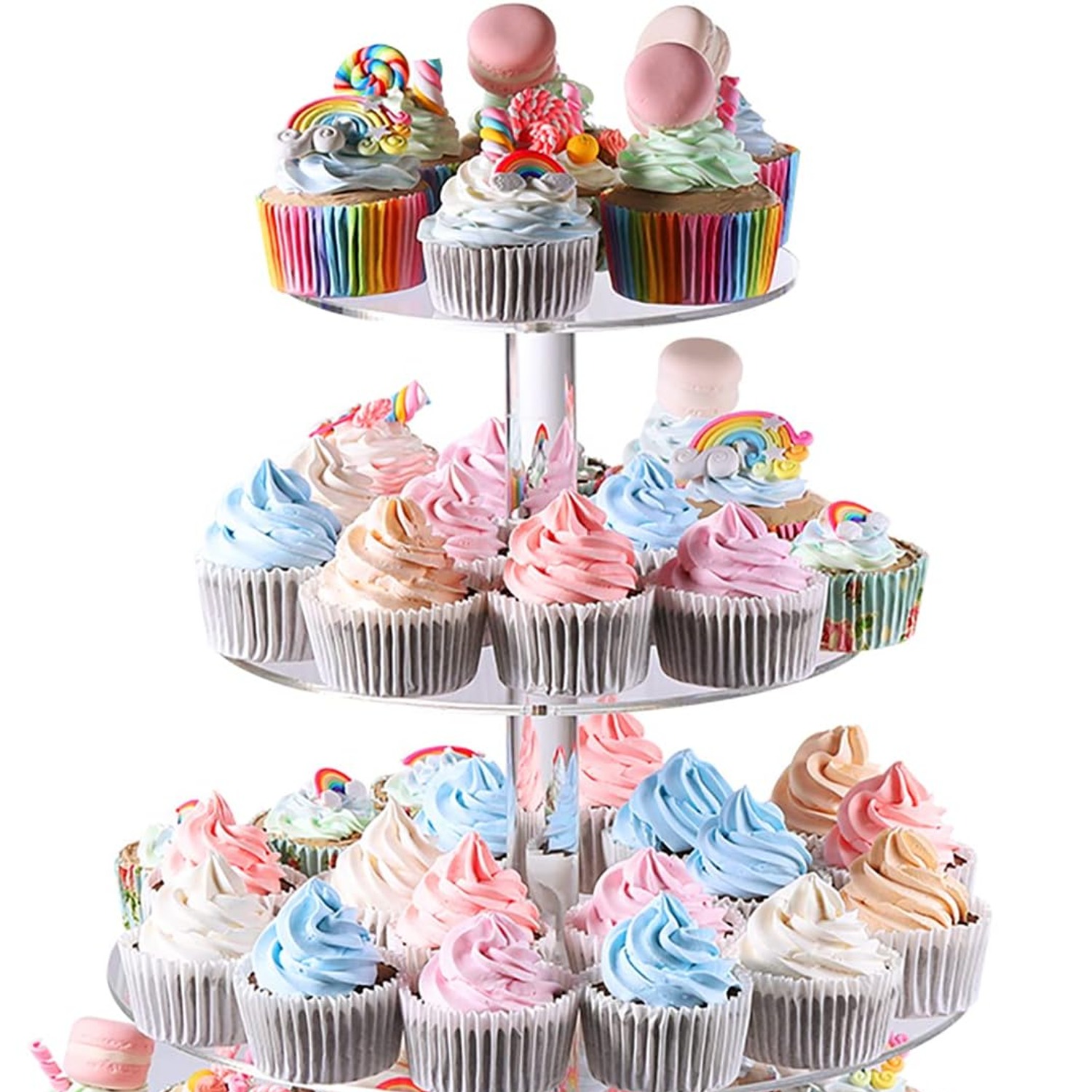 Four-Tier Acrylic Cupcake Stand
