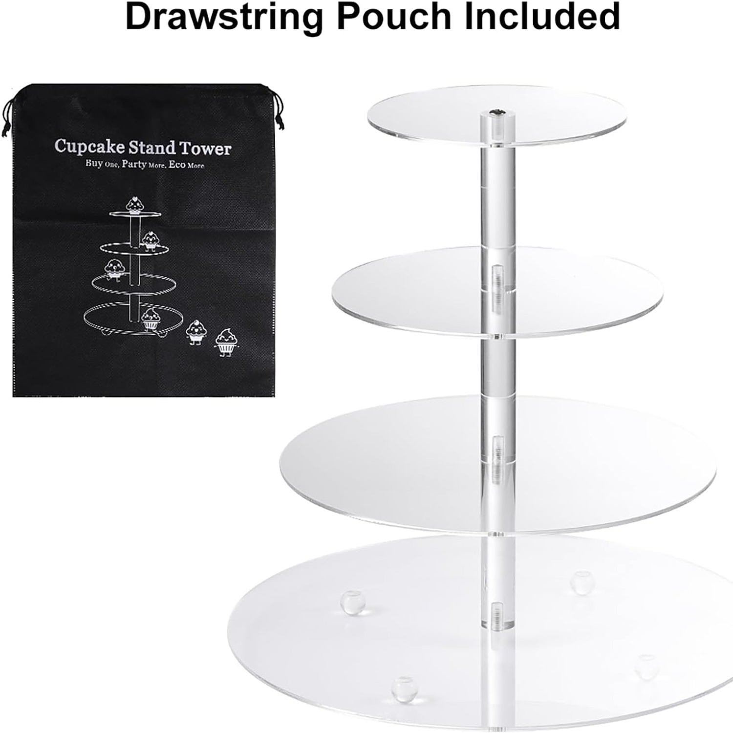 Four-Tier Acrylic Cupcake Stand