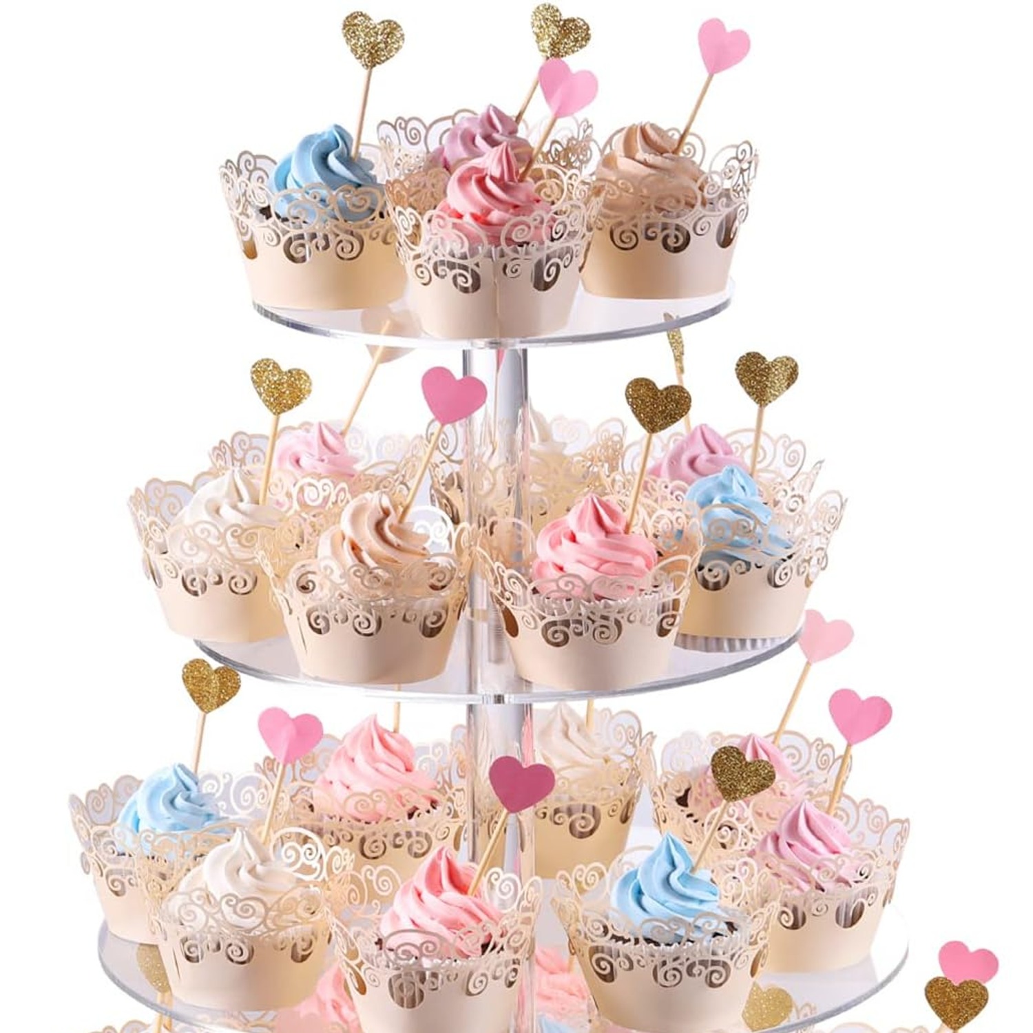 Four-Tier Acrylic Cupcake Stand