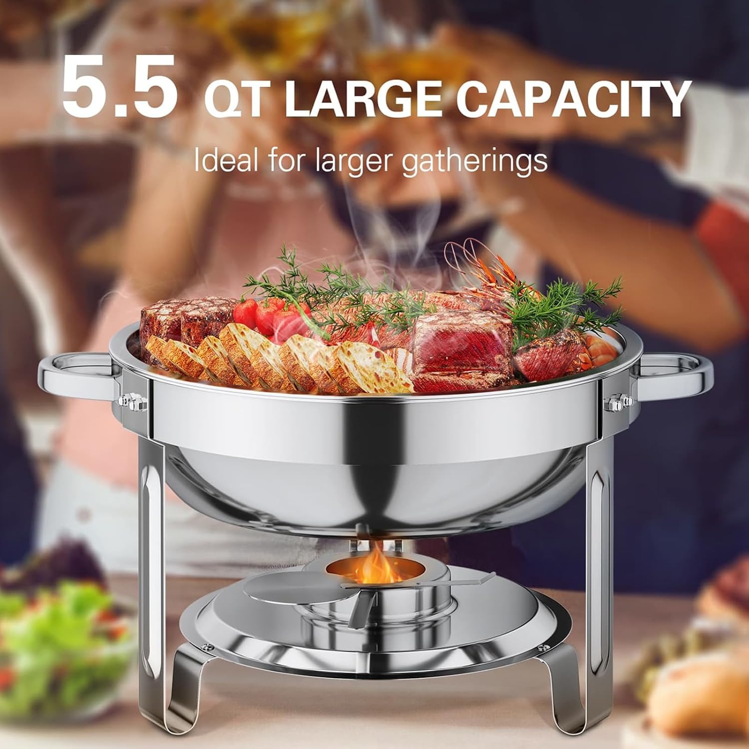 Two-Piece Chafing Dish Set: image 4
