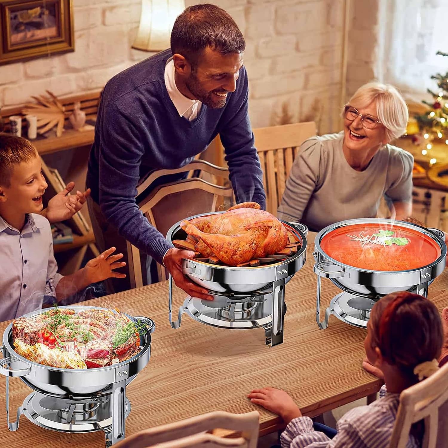 Two-Piece Chafing Dish Set: image 5