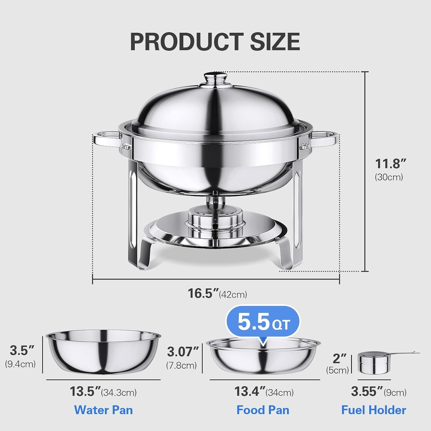 Two-Piece Chafing Dish Set: image 8